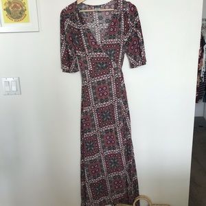 EARTHBOUND Multicolor Patterned Maxi Dress